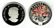 Kanada 10 Dollars Canada silver coin, 10 dollars FIFA Women's World Cup, coloured, no COA -