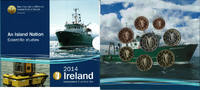 Irland 3,88 Offizieller Kursmünzensatz Irland 2014, 1 Cent bis 2 Euro! -