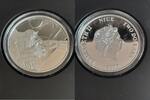 Niue 2 Dollars Niue, 1 ounce silver coin - The Mandalorian - Grogu, with box and COA -