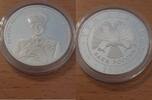Russland 3 Rubel russia, 3 roubles 2001 silver coin 40th anniv. of manned space flight, Gagarin -