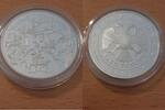 Russland 3 Rubel russia, 3 roubles 2001 silver coin siberian Exploration, riding men and deer -