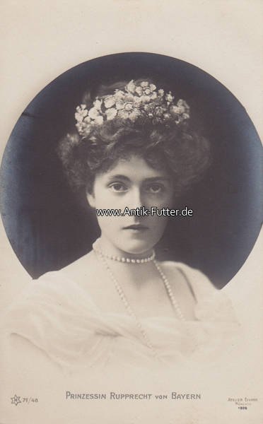 1906 Ansichtskarte Postkarte Prinzessin Rupprecht Von Bayern 2 Ma Shops