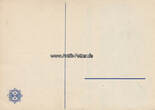 Drittes Reich 1935 Ansichtskarte / Speisekarte / NS = Gemeinschaft Kraft durch Freude/27. Seereise... 2-3