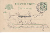 Berlin - Schöneberg 1902 Eigenhändige, gestaltete Ganzsachenkarte des Kunstmalers Otto Lagemann 2