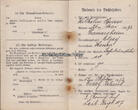 Deutsches Reich 1912 Militärpass des Musketier Wilhelm Spiess der 1. Gen. Komp. I. Ers. Batl. ... 2-3