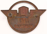 Bundesrepublik Deutschland O.J. Hanomag Emblem / Kühlerschild für Hanomag Schlepper 2-3