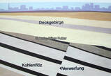 Bundesrepublik Deutschland / Ruhrgebiet 50er Jahre Schulwandkarte / Schul Lehrtafel / Rollbild Karte / Erdkunde / Der Steinkohlen.. 2