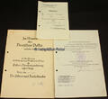 Allenstein / Arys / Kreis Johannisburg 1936-1938 Ordensspange und Urkunden des Gendarmarie-Obermeister Friedrich Trinogga 1-2 / 2-3