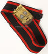Deutsches Reich um 1930 Feuerwehr / Kasten-Koppelschloß mit Stück gewebten Textilgurt und... 2-3