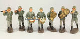 Drittes Reich O.J. Wehrmacht / Kapelle / 7 Massefiguren 2-3