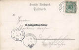 Castrop - Rauxel / Henrichenburg 1899 Ansichtskarte / Postkarte / Litho / Gruss zum grünen Wald / Henrichenburg 2-3