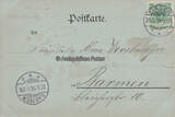 Lingen / Ems 1898 Ansichtskarte / Postkarte / Mondscheinkarte / Gruss aus Hanekenfähr 2-3