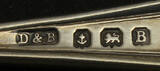 Birmingham / England 1923 / 1926 6 Silberlöffel / Espressolöffel / Mokkalöffel im Etui / Sterlingsilber 2