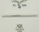 Drittes Reich 1936 Kantinengeschirr / Servierplatte / Fl. U.V. - Flieger - Unterkunfts - Verwaltung 2