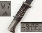 Drittes Reich um 1943 Wehrmacht / Herr / Bajonett M 84/98 III. Modell mit Bakelitgriffschalen mit ... 2-3