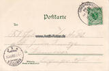 1899 Litho/Gruss aus Gelenau./Feuerwehr Denkmal/Obergelenau mit oberer Schule/... 1-2