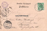 Angersbach/Wartenberg 1898 Litho/Gruss aus Angersbach/Gasthaus zur Post. 2-3
