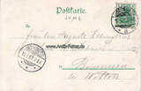 Dortmund/Henrichenburg (Castrop-Rauxel) 1902 Litho/Gruss aus dem Gasthof zur Deutschen Flotte Dortmund/Inhaber: P. Breibach. 2