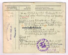 Deutsches Reich 1914 Militärpaß des Walter Brockhaus/I. Ersatz-Bataillon Füsilier-Regiments von... 2-3