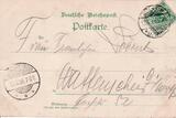 Deutsches Reich 1899 Ansichtskarte/Gruss aus Mülheim an der Ruhr/Kaserne des Inftr.-Regmts.No.159 2