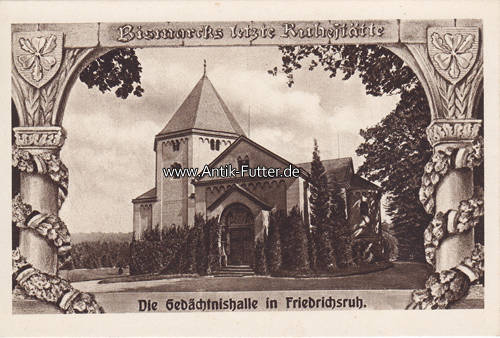 Friedrichsruh/Aumühle O.J. Ansichtskarte / Postkarte / Bismarck-Karte