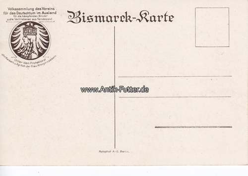 Friedrichsruh/Aumühle O.J. Ansichtskarte / Postkarte / Bismarck-Karte