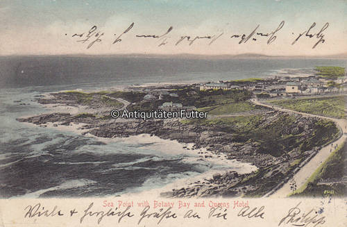 1905 Botany Bay Sydney Australien Ansichtskarte Postkarte Sea Point With Botany Bay And Queens Hotel 2 3 Ma Shops