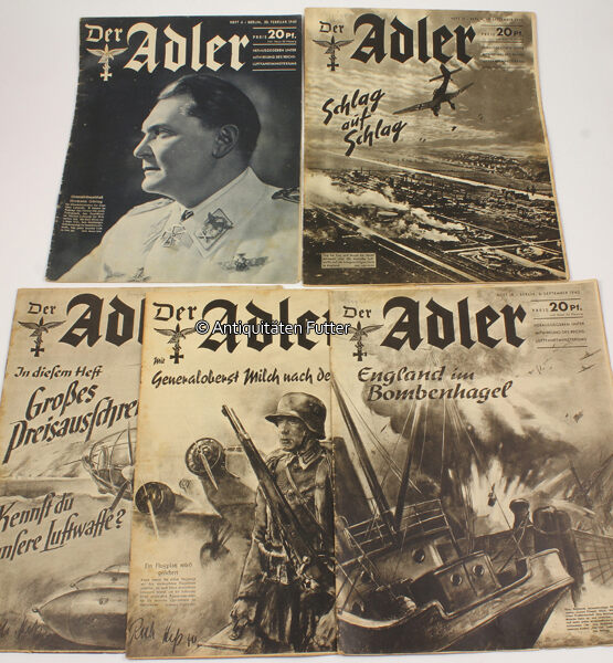 Drittes Reich 1940 24 Zeitungen / Der Adler ...