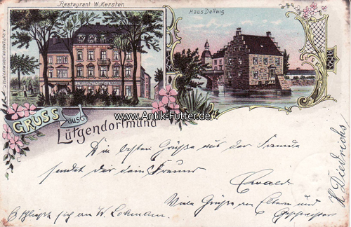 1902 Dortmund Lutgendortmund Litho Gruss Aus Lutgendortmund