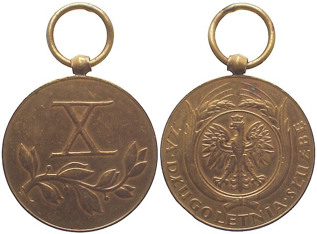 Polen 1938 Medaille fÃ¼r 10 Jahre treue Dienste VF-EF Ð ÑƒÑ�Ñ�ÐºÐ¸Ðµ Ð¼Ð¾Ð½ÐµÑ‚Ñ‹ Ð¸Ð· Ð´Ñ€Ð°Ð³...