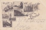 Lilienthal Ansichtskarte/Postkarte/Gruss aus Lilienthal/Schule./Peters Gasthaus./... -