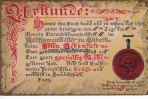 Lübeck Prägekarte/Ansichtskarte/Urkunde:/Rathsweinkeller zu Lübeck -