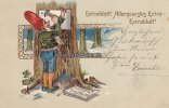 Deutsches Reich Ansichtskarte/Postkarte/Prägekarte/Extrablatt! Allerneustes Extrablatt!/Zwerg... -