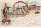 Berlin Ansichtskarte/Postkarte/Litho/Gruss aus Berlin./Königsstrasse./Grand Hôtel. -