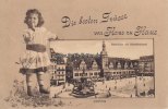 Leipzig Ansichtskarte/Postkarte/Leipzig/Die besten Grüsse von Haus zu Haus/Marktplatz... -
