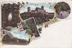 Eisenach/Wartburg Ansichtskarte/Postkarte/Litho/Gruss von der Wartburg/Marienthal./... -