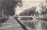München Ansichtskarte/Postkarte/München. Partie am Nymphenburger Schlosskanal. -