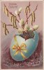 Deutsches Reich Ansichtskarte/Postkarte/Prägekarte/Fröhliche Ostern! -