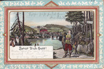 Bad-Säckingen Ansichtskarte/Postkarte/Litho/Behüte Dich Gott!/Säkkingen 1kilm/Zwerge/Trompeter -