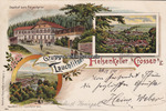 Crossen an der Elster/Tauchlitz Ansichtskarte/Postkarte/Litho/Gruss vom Tauchlitzer Felsenkeller b. Crossen ... -