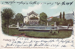 Freiburg i/B. Ansichtskarte / Postkarte / Freiburg i/B./Stadtgarten -