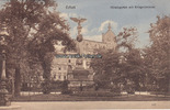 Erfurt Ansichtskarte / Postkarte / Erfurt / Hirschgarten mit Kriegerdenkmal -