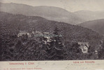 Schwarzburg i. Thür. Ansichtskarte / Postkarte / Reliefdruck / Schwarzburg i. Thür./Schloß vom Helensitz. -