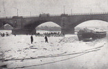 Dresden Ansichtskarte / Postkarte / Dresden. Februar 1912. / Albertbrücke. ... -