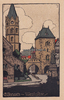 Eisenach Ansichtskarte / Postkarte / Künstlerkarte / Eisenach - Nicolaitor -