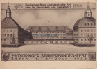 Gotha/Thüringen Ansichtskarte / Postkarte / 29. Thüringer Sängerbundes-Fest / Gotha 6. - 8. ... -