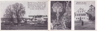Bergen, Baring / Neuburg a. D. Ansichtskarte / Postkarte / Klappkarte / Pfarrdorf Bergen (Baring) bei ... -
