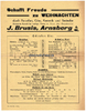 Arnsberg Plakat / J. Brusis / Schafft Freude zu Weihnachten durch Porzellan, Glas, ... -