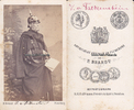 Preussen Carte de visite / CdV / Kabinettfoto / Vogel von Falckenstein -