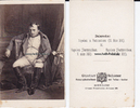 Frankreich Carte de visite / CdV / Napoléon I. / Reproduziertes Gemälde von Paul Delaroche -